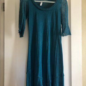LAST CHANCE!!!! Teal Linen Ingrid Munt Barcelona Dress Tunic